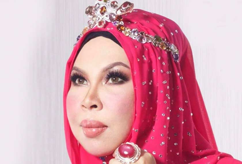 The 44-year-old born in Machang, Kelantan often stars in her own product advertisements, promoting her range of beauty and healthcare products.