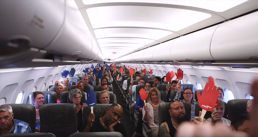 Penumpang JetBlue pada mulanya berbelah bagi namun akhirnya bersetuju untuk ke Costa Rica.