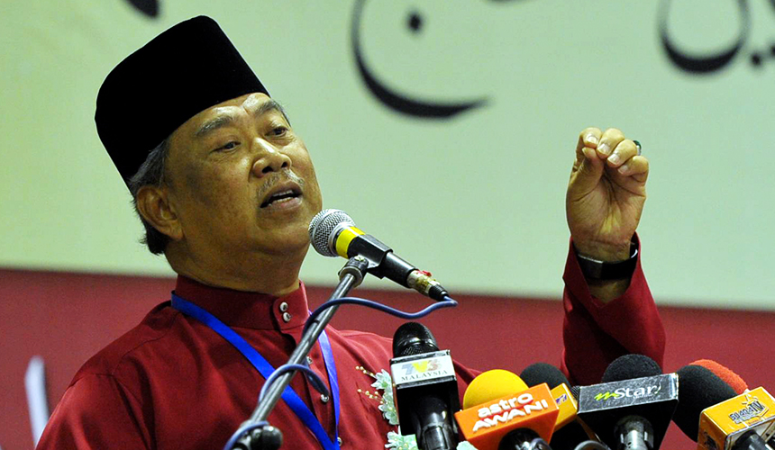 Datuk Seri Zahid Hamidi will stand in to carry out Muhyiddin's (pic) tasks until the next UMNO general election. - Filepic