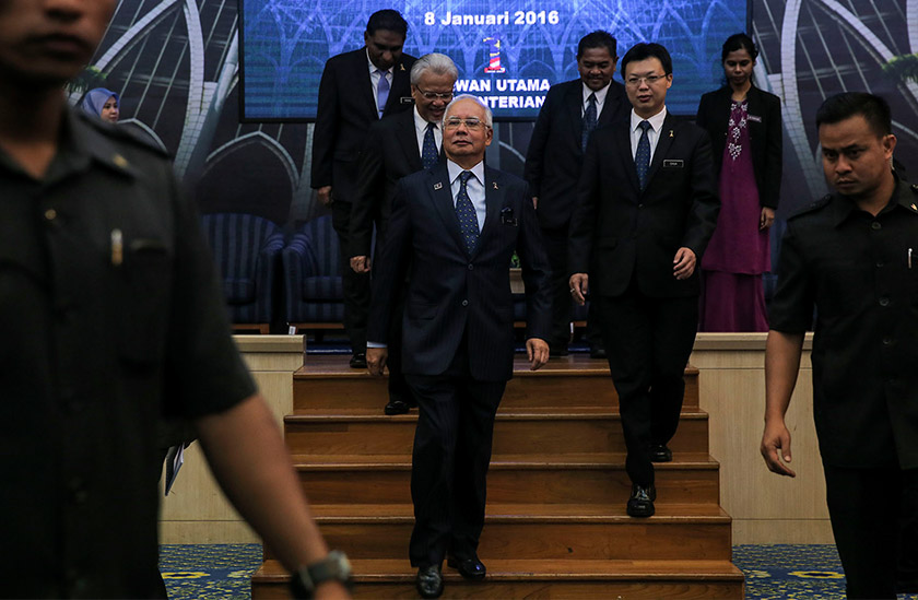 pada Majlis Perhimpunan Khas Perdana Menteri bersama Warga Kementerian Kewangan di sini hari ini.