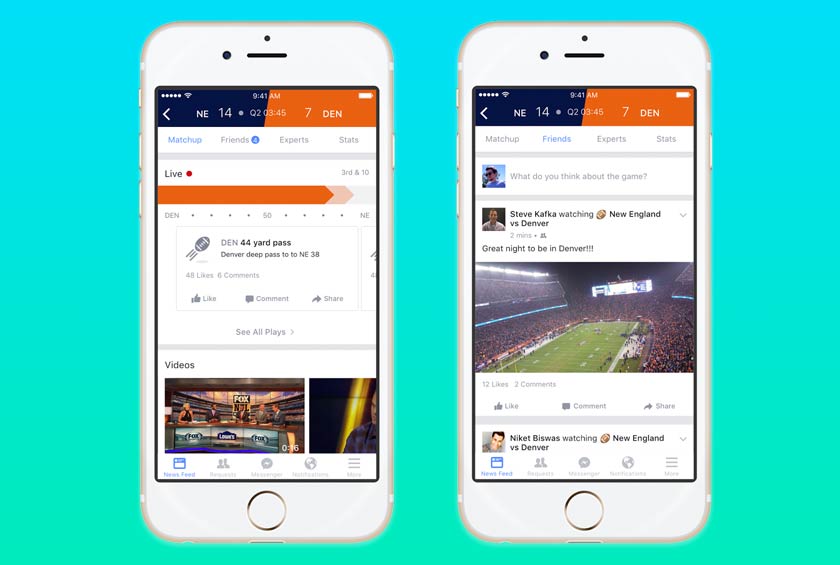 Sports Stadium memberikan maklumat seperti tempoh permainan, statistik dan keputusan terkini. - Facebook