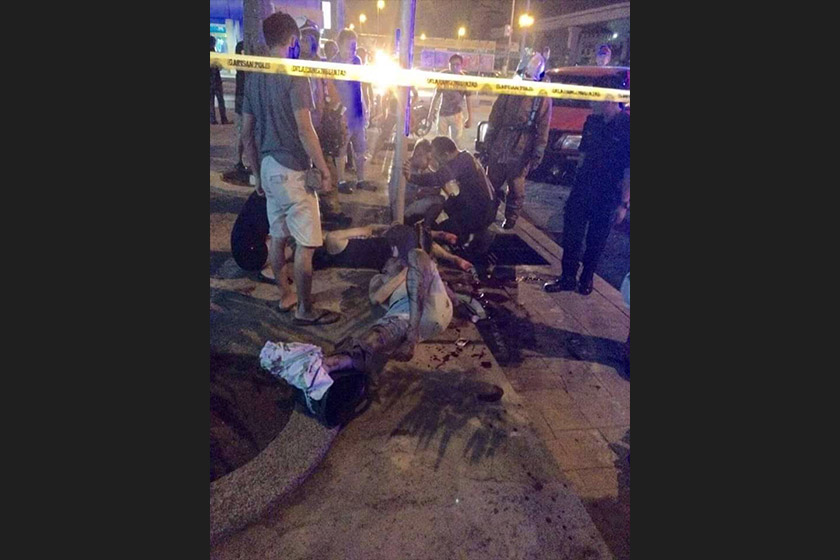 Eight people were injured in the bomb attack on the Movida nightclub in Puchong