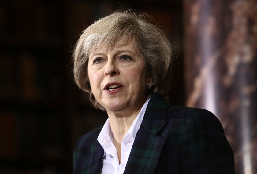 Theresa May, U.K. home secretary, seen on June 30, said she was the one to unite the country and lead it forward after Prime Minister David Cameron announced his resignation when his pro-European Union side lost the referendum on whether to remain in the European Union. Photographer: Chris Ratcliffe, Bloomberg