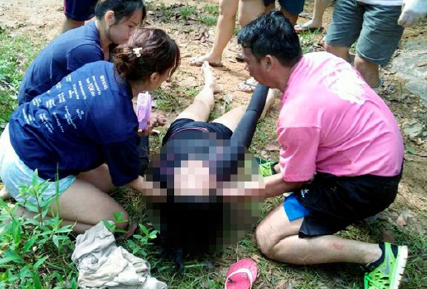 Pang Choon Hua, 43, from Kampung Baru Senai, Johor passed away while being rushed to a health clinic. -