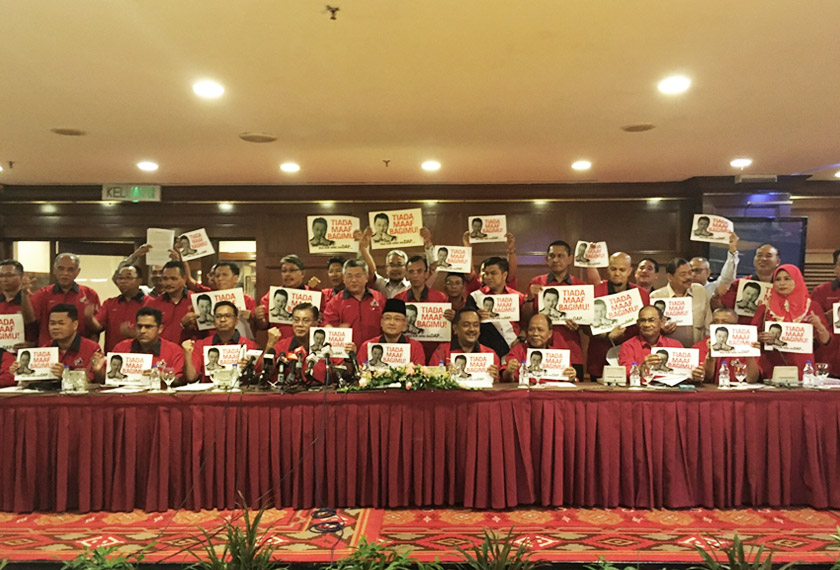 Kelab Naib Ketua Bahagian UMNO 1Malaysia (KNKBU1M) tidak berminat untuk mendengar permohonan maaf daripada Nga atas kenyataan provokasi yang dilemparkan. Foto Astro AWANI / Harits Asyraf Hasnan