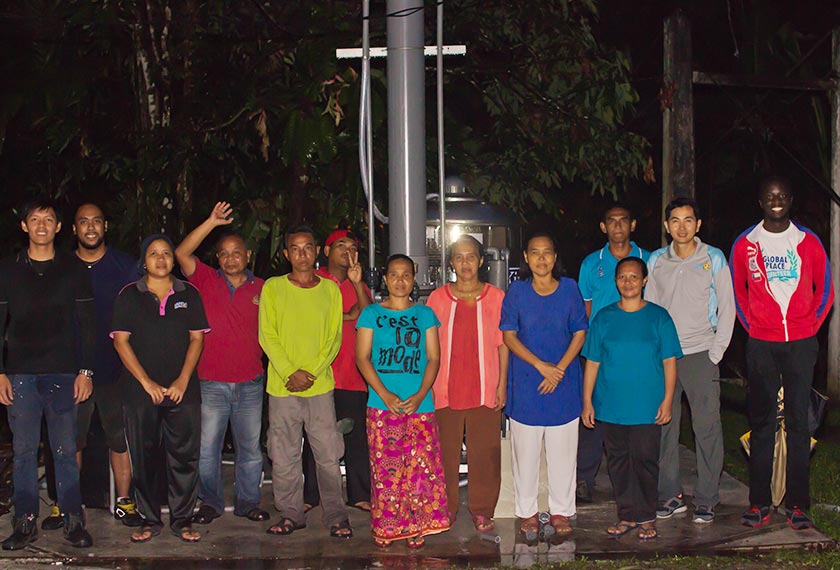 Setelah lama menunggu, akhirnya kira-kira 200 penduduk Orang Asli di Kampung Ulu Geruntum, di sini, menerima bekalan air bersih.