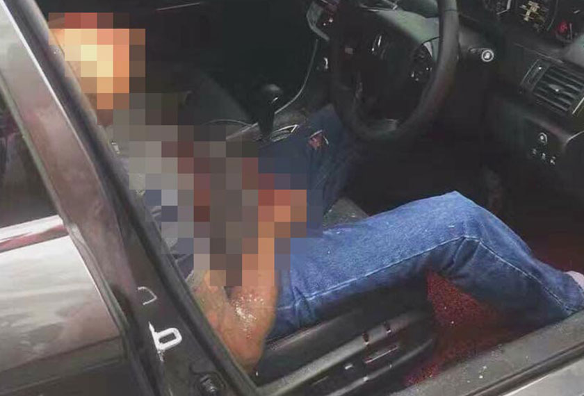 The victim, an Indian male, was travelling alone in the car when the incident happened. - Astro AWANI