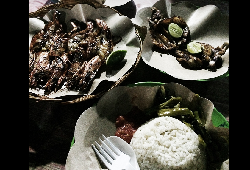 The fresh seafood available at the night market. - Photo by Nur Alya Mohamed