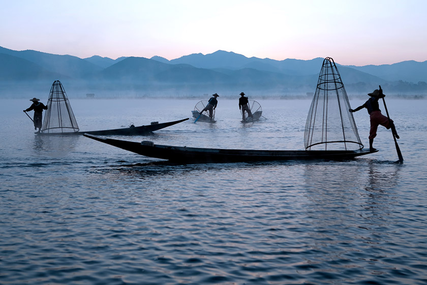 Fishermen on Inle Lake ©1001nights/Istock.com