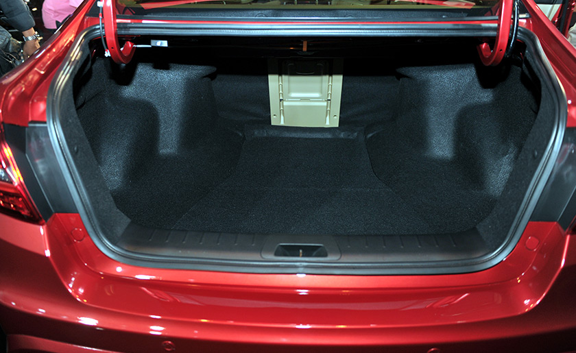 But belakang Proton Perdana baharu. - fotoBERNAMA