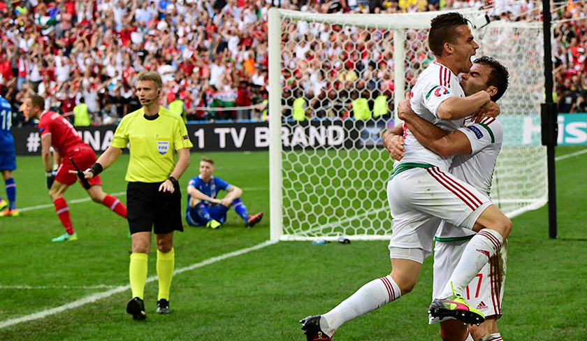 Iceland juga diikat Hungary dengan 1-1. - Foto AFP