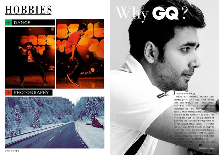 Petikan resume Sumukh Mehta - Foto Facebook/Sumukh Mehta