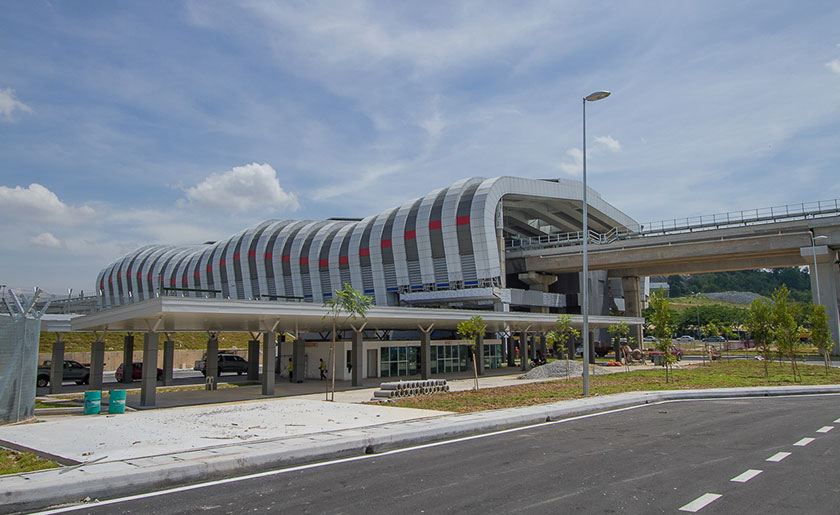 Stesen Putra Heights Laluan Kelana Jaya & Ampang - Gambar ihsan Prasarana