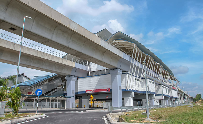 Stesen SS18 laluan Kelana Jaya. - Gambar ihsan Prasarana