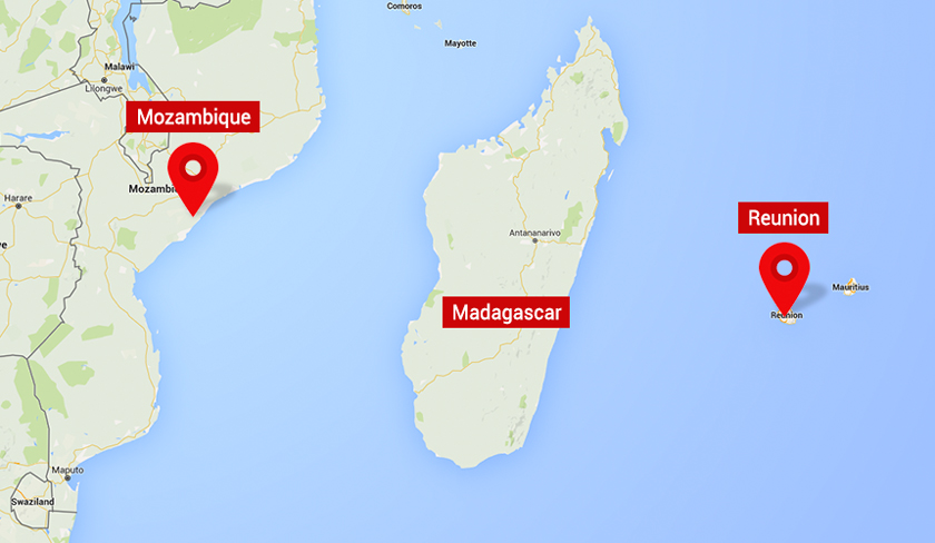 objek itu ditemui di tebing pasir di Terusan Mozambique, tidak jauh dari Pulau Reunion iaitu lokasi satu lagi serpihan yang dikatakan milik MH370 ditemui Julai lalu.