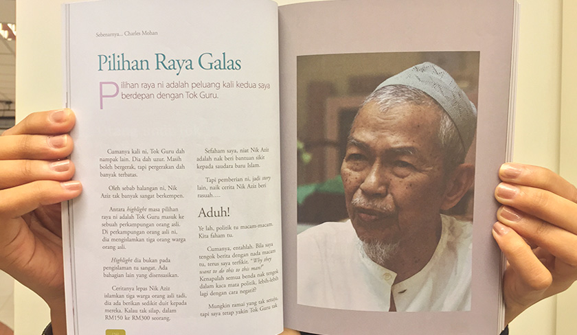 A part of Charles' recollection of covering Nik Aziz during his reporting days.