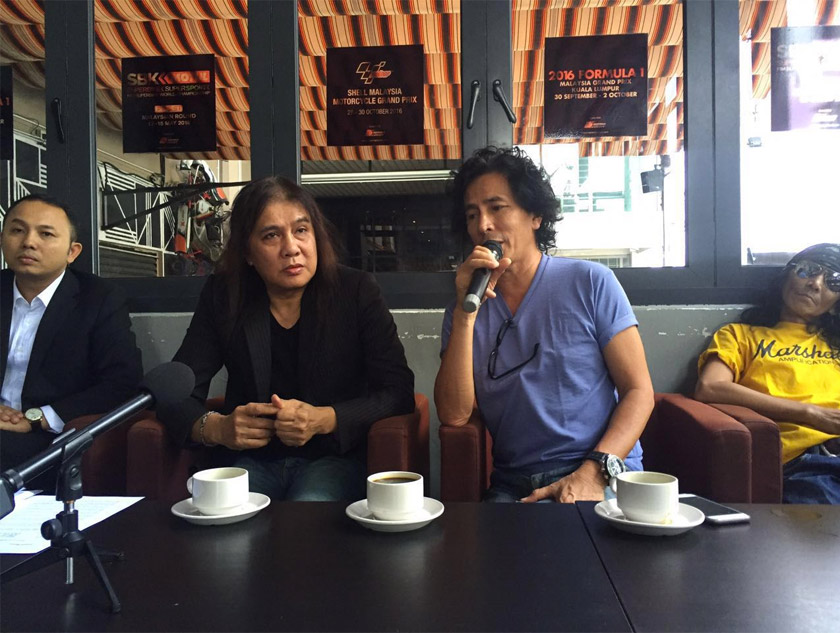 Kata Amy (tengah) terkilan dan kecewa dengan fitnah yang dilemparkan Yazit terhadap Search. - Foto HLlive