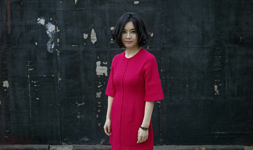 North Korean defector and activist Hyeonseo Lee, who lives in South Korea, poses as she presents her book 'The Girl with Seven Names: A North Korean Defector’s Story' in Beijing on March 26, 2016. - AFP