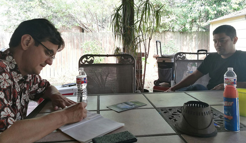 Menemubual Joshua Vidana.