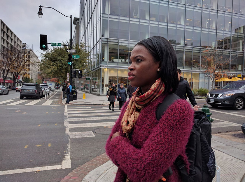 Lawrencia says, being in Ghana was a completely different experience as she had someone to pick her up from school and always had her family around her. - Karim Raslan Photo