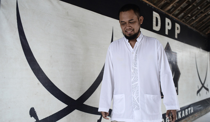 This picture taken on May 9, 2016 shows Abdurrahman, from local hardline group Islamic Jihad Front. - AFP Photo