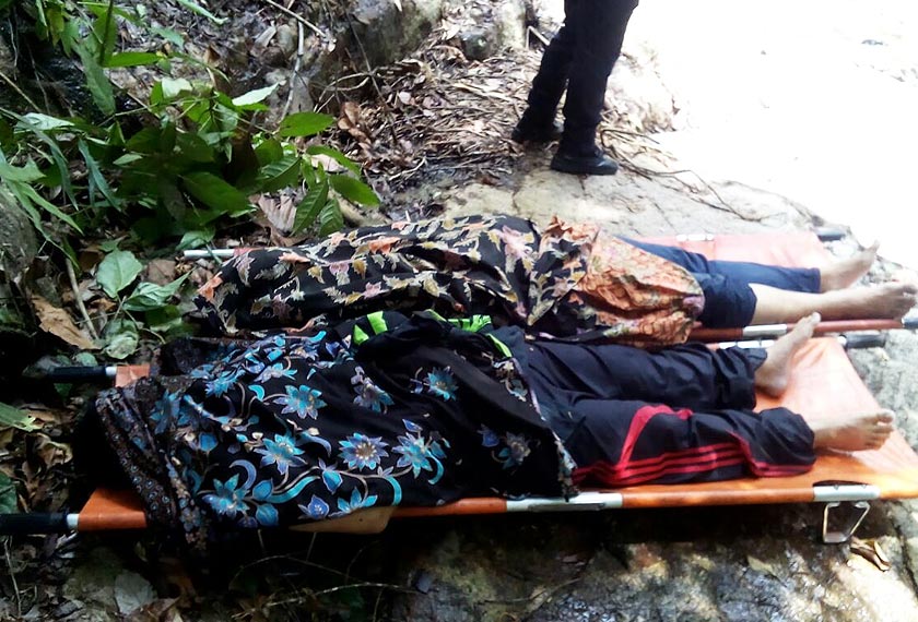 The bodies were retrieved by members of the public.