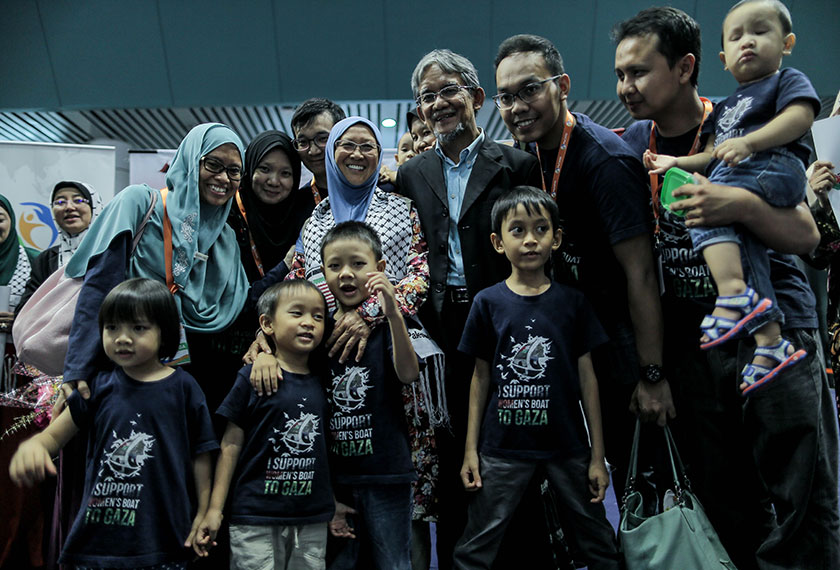 Dr Fauziah received by family members and friends upon arrival at KLIA on Friday.