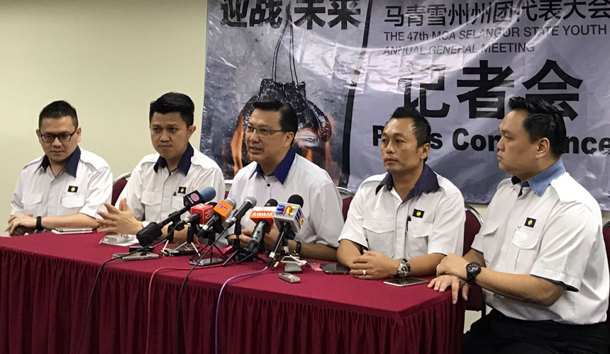 MCA President Datuk Seri Liow Tiong Lai said the amendment would be made during the upcoming MCA General Assembly soon.