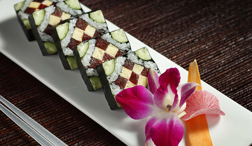 Masaharu Morimoto's combination sushi roll. - PR News Foto/AFP Relaxnews
