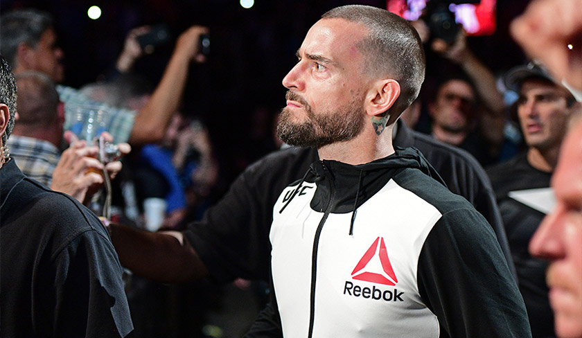 Punk (pic) admitted that his defeat leaves his career in the UFC in doubt. - AP photo