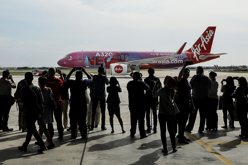 AirAsia adalah pelanggan Airbus terbesar bagi pesawat A320. - Foto Astro AWANI/Shahir Omar