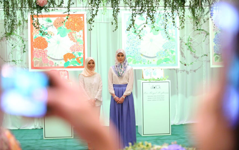Vivy Yusof and HRH Princess Sarah of Brunei