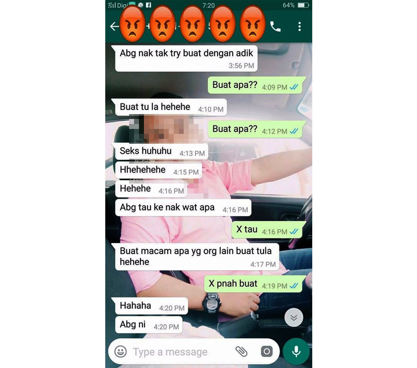 Apa yang mengejutkan dan mencetuskan kegusaran ramai adalah keberanian dan permintaan 'luar biasa' pelajar terbabit.