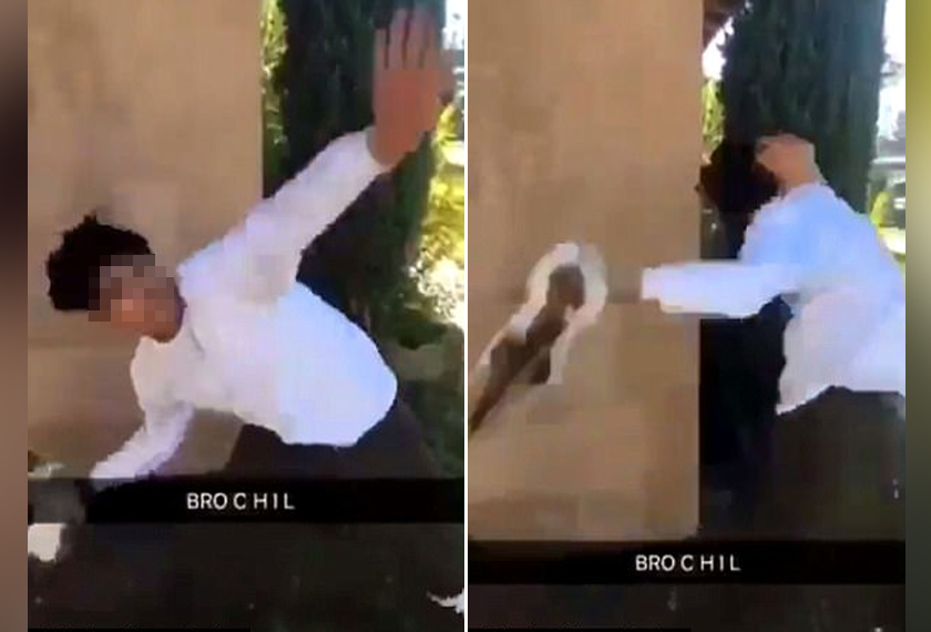 Rakaman video tersebut dikatakan tidak berhati perut sehingga mendapat perhatian orang ramai. Sumber: Dailymail