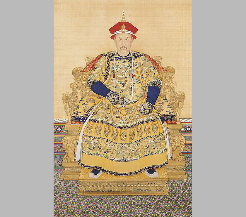 Potret Yongzheng, Kaisar Dinasti Qing, memakai busana persidangan. Foto Wikimedia Commons