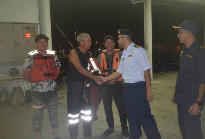 Mangsa yang berjaya diselamatkan dalam kejadian berkenaan. - Astro AWANI