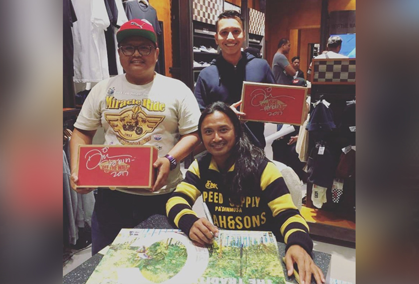 Pa’din, 41 tahun merupakan orang Asia pertama diberikan penghormatan untuk mengeluarkan kasut signature oleh Vans.
