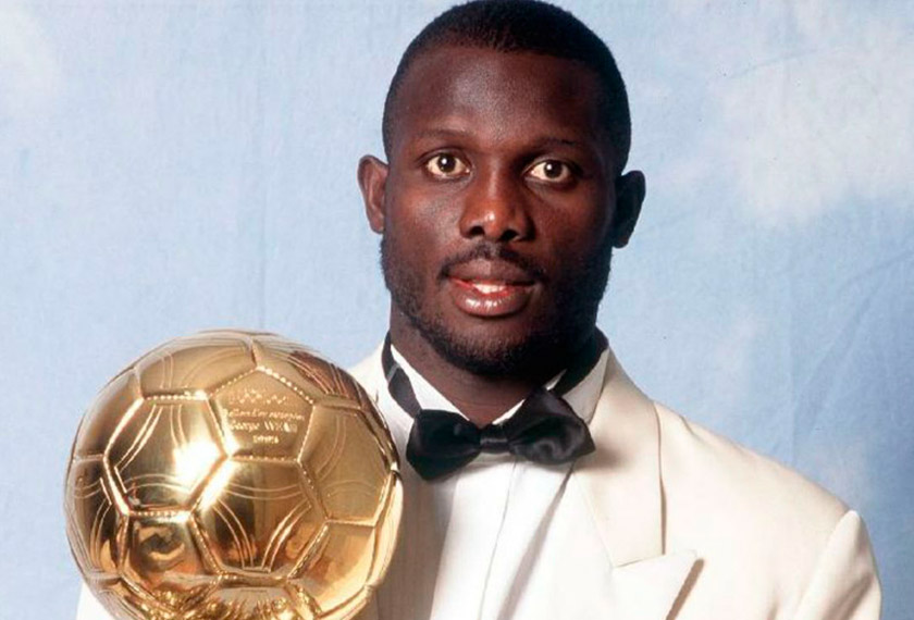 George Weah merupakan pemain Afrika pertama menang Anugerah Ballon d' Or