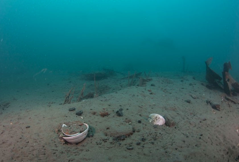Apa lagi yang tinggal di lokasi Upside Down Wreck? - Sumber foto dirahsiakan