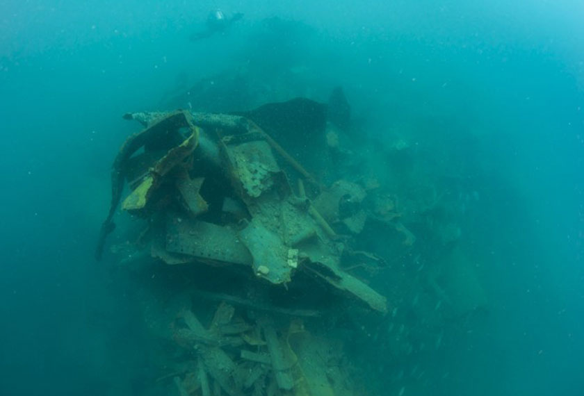 Salah satu imej yang dirakam di lokasi Rice Bowl Wreck. - Sumber foto dirahsiakan