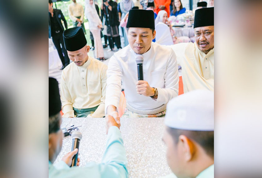 Foto pernikahan dari akaun Instagram Jep Sepahtu.