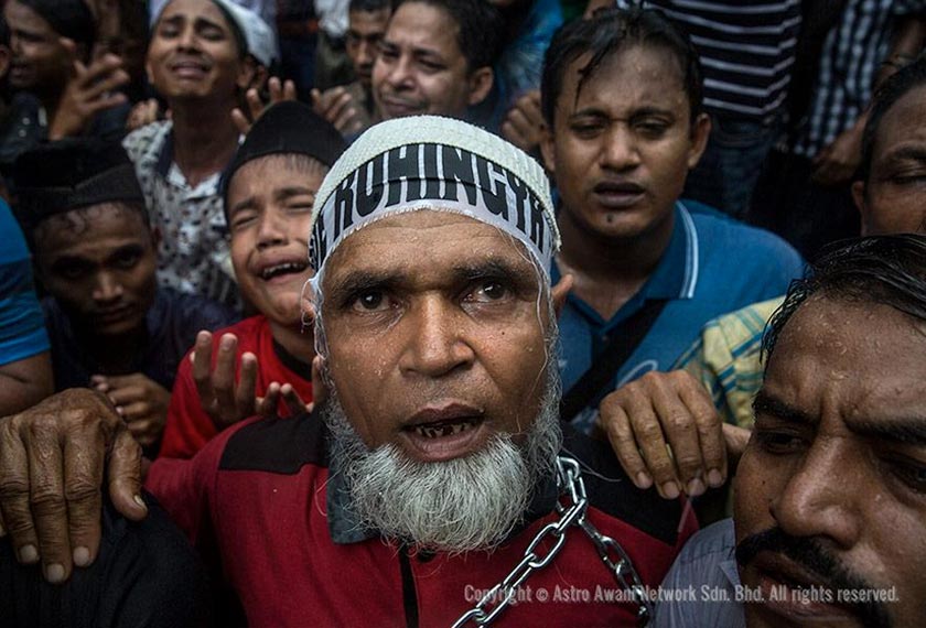 Konflik yang kini berlaku di Rakhine bukan lagi masalah dalaman malah menjadi kebimbangan antarabangsa. - Foto Astro AWANI