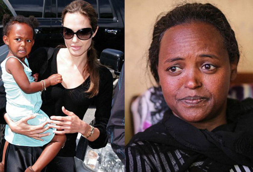Angelina mengambil Zahara dari sebuah rumah kebajikan di Ethiopia ketika kanak-kanak itu berusia enam bulan.