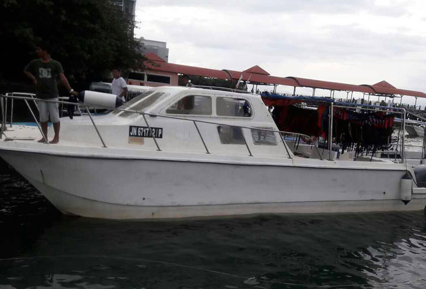 The catamaran, ferrying three crew members and 28 tourists from China, was believed to have capsized due to strong winds and big waves at around 10 am on Saturday.