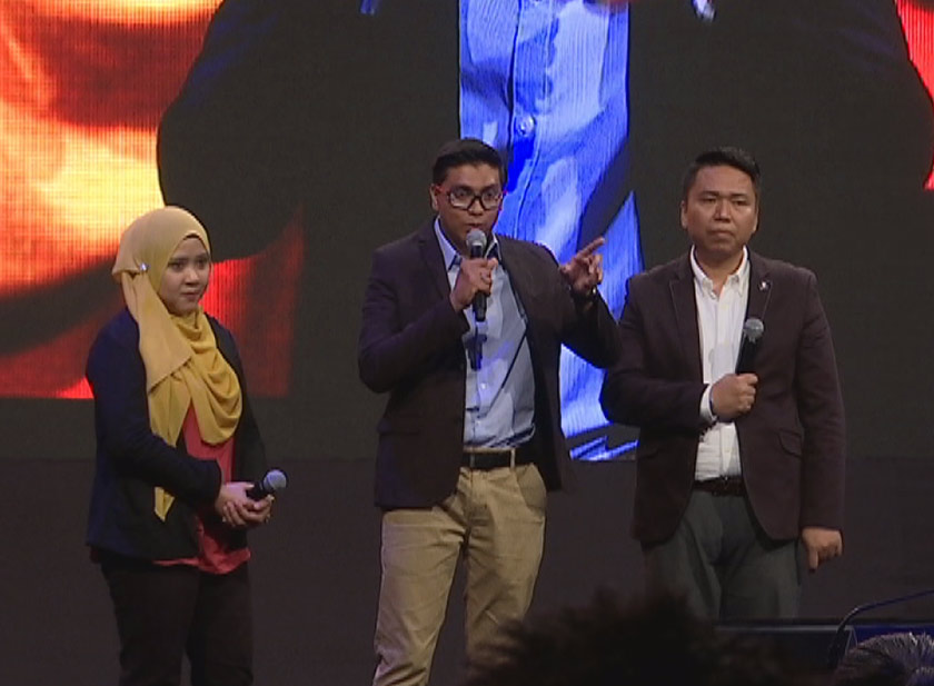 Suasana ketika berlangsungnya Pertandingan Spark Space peringkat akhir. - Astro AWANI 