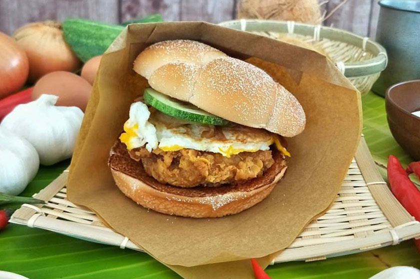 Burger Nasi Lemak