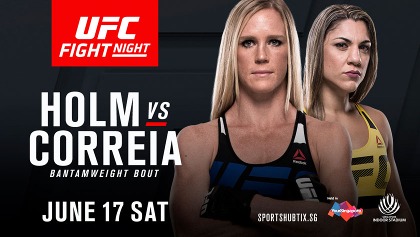 UFC Fight Night Singapore poster. - Pic by UFC