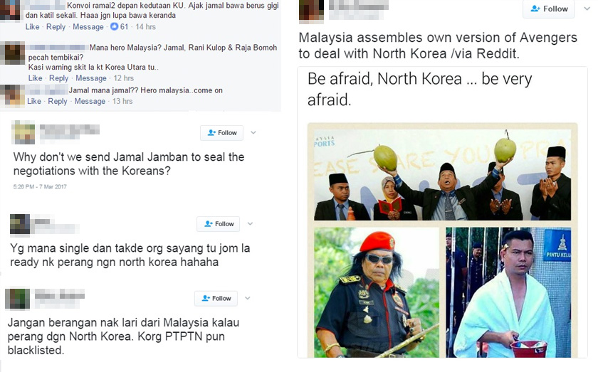 Tindakan golongan ini yang berjenaka tentang situasi semasa dianggap tidak kena tempat.