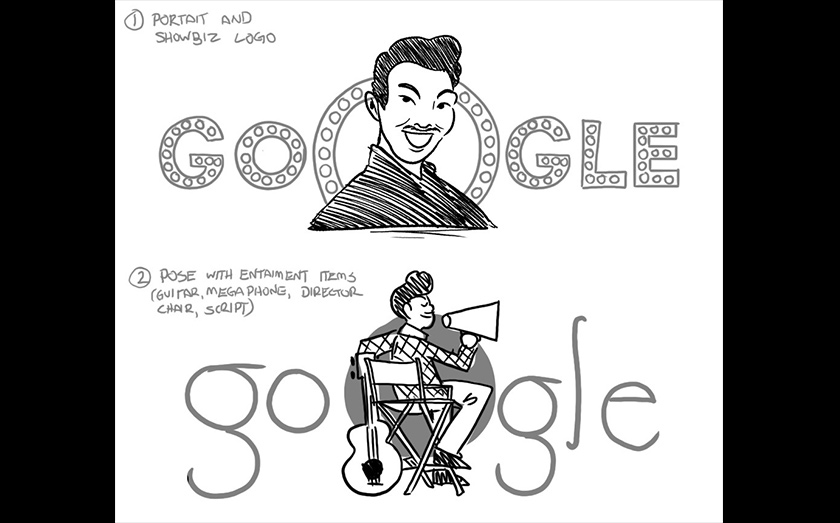 Lakaran cadangan Google Doodle