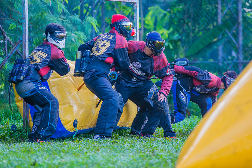 Pandawa Jogja Aisawan dari Indonesia menyertai  Liga Paintball Terbuka Malaysia 2017. - Foto Wan Mad Photography / AX MEDIA